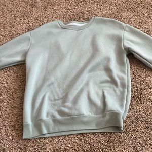 sweatshirt light green super soft